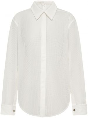 Прозрачна риза Dion Lee бяло