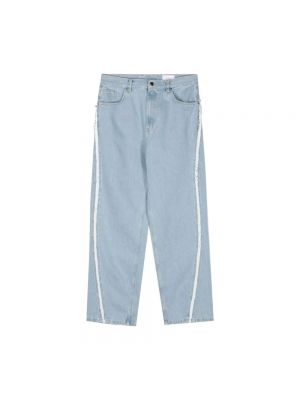 Jeansy relaxed fit Axel Arigato niebieskie