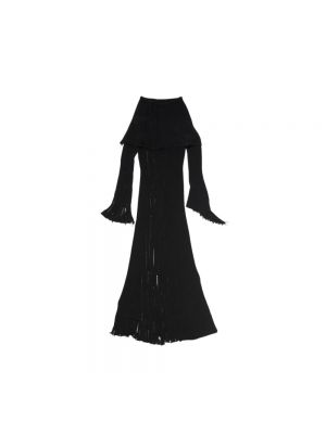 Sukienka długa Acne Studios czarna