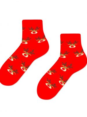 Ponožky Frogies červená
