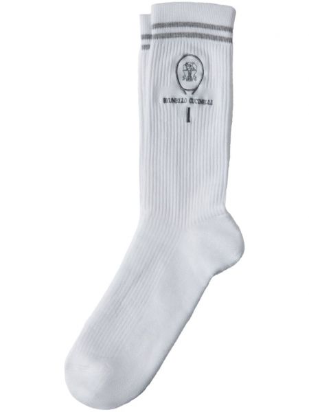 Ponožky s výšivkou Brunello Cucinelli