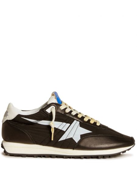 Δερμάτινα sneakers με τακούνι με μοτίβο αστέρια Golden Goose