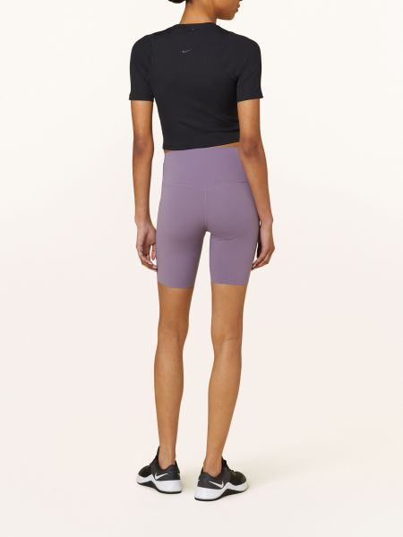 Široké kalhoty Nike fialové