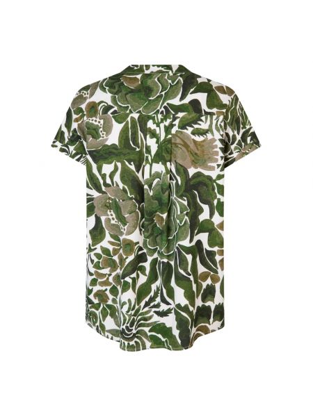 Bluse mit print Dea Kudibal grün