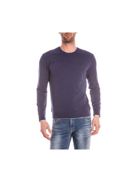 Sweter Armani Jeans fioletowy