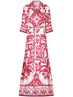Šaty s výstřihem do v Dolce & Gabbana