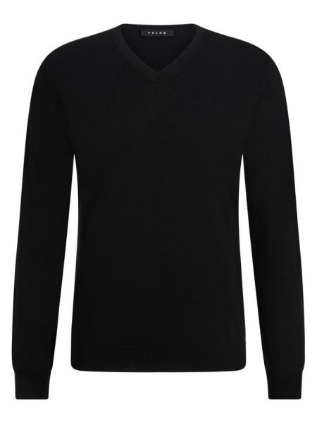 Шерстяной свитер Falke черный