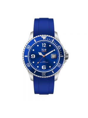 Zegarek sportowy srebrny Ice Watch, niebieski