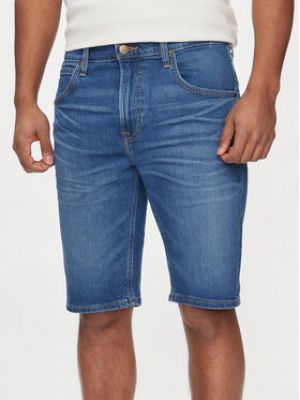 Shorts en jean avec poches Lee bleu