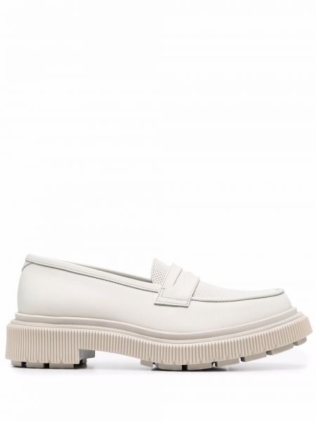 Skinn loafers Adieu Paris hvit