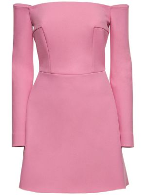 Krepové šaty Emilia Wickstead růžové