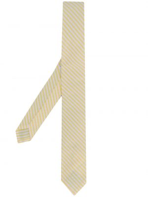 Corbata a rayas Thom Browne amarillo