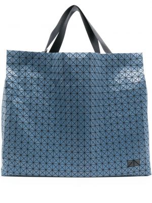 Geantă shopper cu imprimeu geometric Bao Bao Issey Miyake albastru