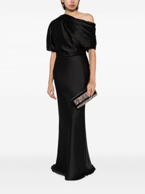 Sukienka wieczorowa drapowana Amsale czarna