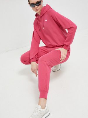 Однотонні спортивні штани Fila рожеві