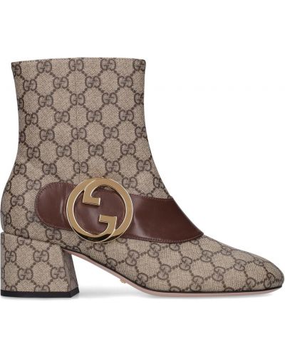 Ankle boots Gucci beżowe