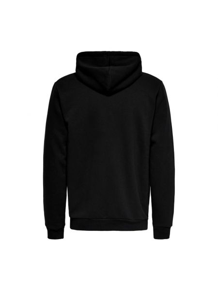 Sudadera con capucha Only & Sons negro