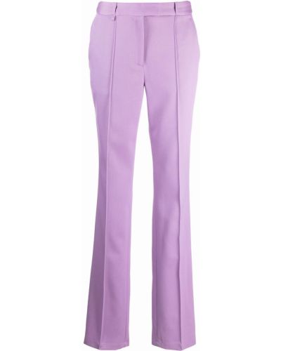 Pantalones rectos de cintura alta Giuseppe Di Morabito violeta