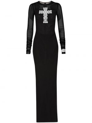 Tylové večerné šaty Dolce & Gabbana