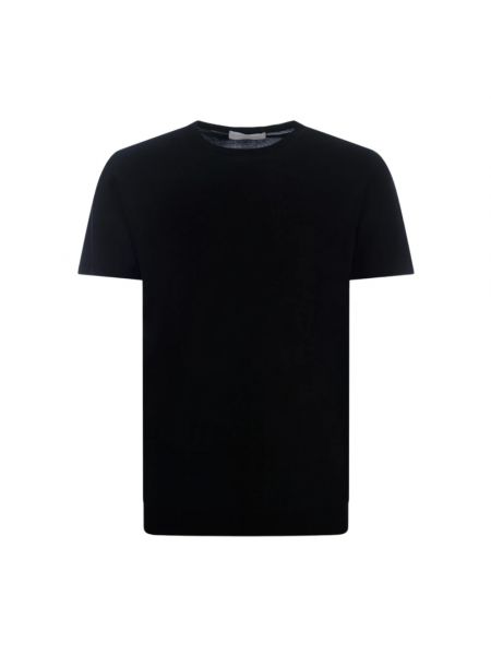 Melange t-shirt mit kurzen ärmeln Daniele Fiesoli schwarz