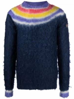 Пуловер Moncler Grenoble синьо