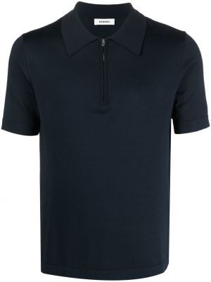 T-shirt mit reißverschluss Sandro blau
