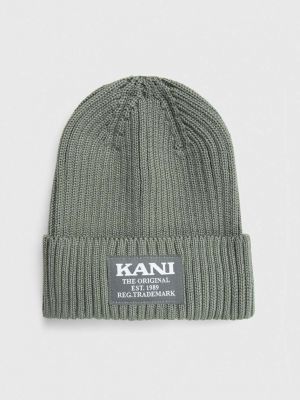 Dzianinowa czapka Karl Kani zielona