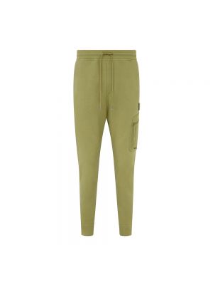 Zielone spodnie sportowe bawełniane C.p. Company