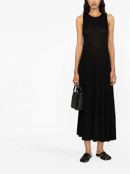 Sukienka długa bawełniana Fabiana Filippi czarna