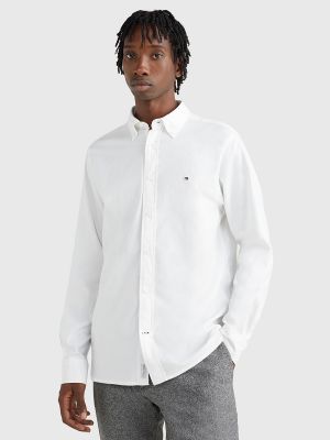 Camisa manga larga Tommy Hilfiger blanco