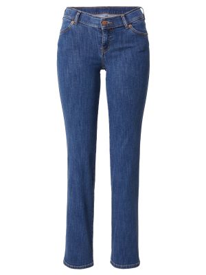 Bavlnené džínsy s rovným strihom s nízkym pásom na zips Dr. Denim