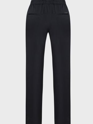 Черные атласные брюки Calvin Klein