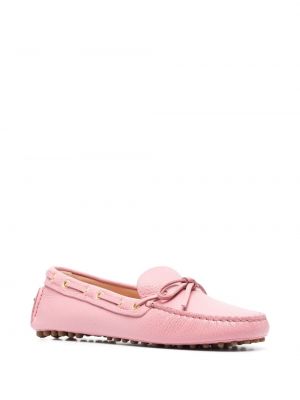 Loafers s mašlí Car Shoe růžové