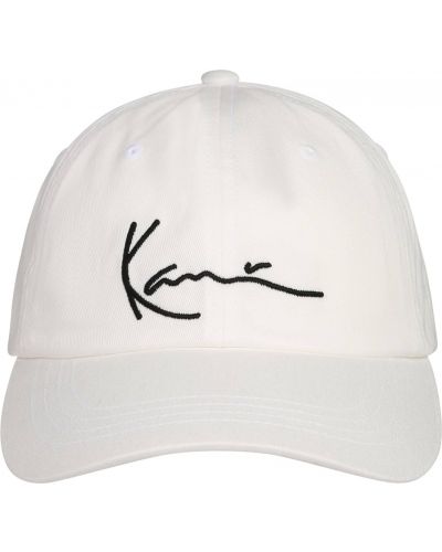 Cappello con visiera Karl Kani bianco
