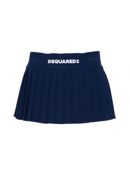 Mini spódniczka Dsquared2 niebieska