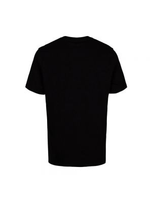 Camisa de algodón con estampado Moose Knuckles negro