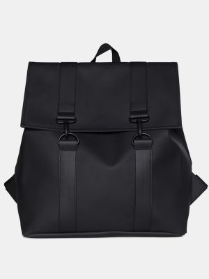 Черный водостойкий рюкзак-сумка Msn с клапаном Rains