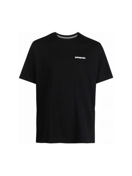 T-shirt mit print Patagonia schwarz