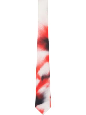Разноцветный галстук с напылением Alexander McQueen