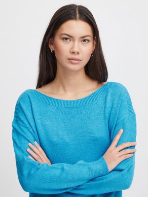 Pullover Ichi azzurro