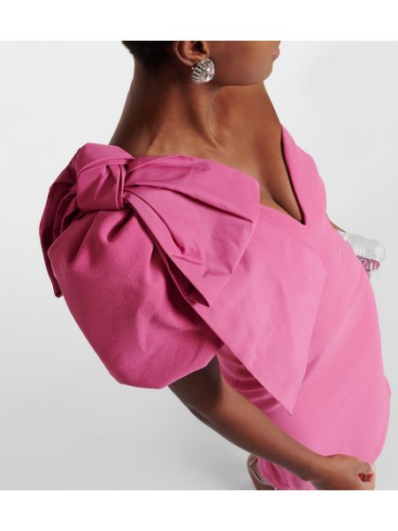 Midi obleka Rebecca Vallance roza