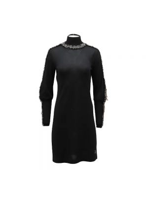 Sukienka z kaszmiru Chanel Vintage czarna