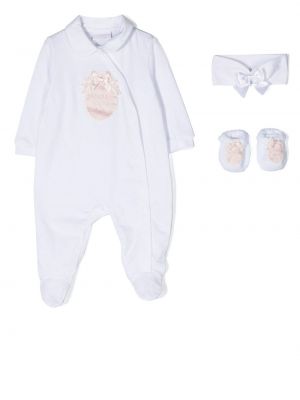 Body tytöille La Perla Kids valkoinen