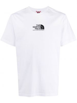 Camiseta con estampado The North Face blanco