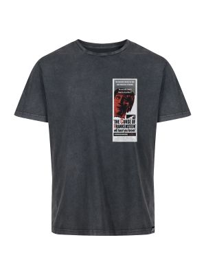 T-shirt à motif mélangé Recovered noir