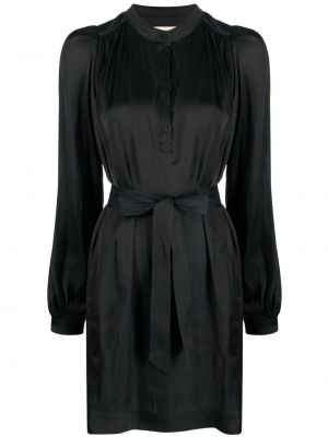 Satenska haljina Zadig&voltaire crna
