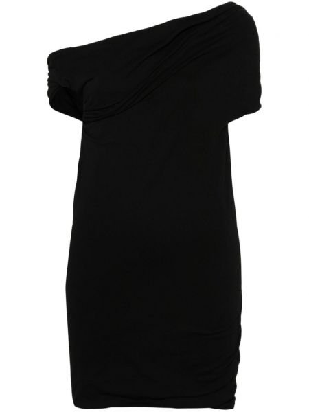 Βαμβακερή φόρεμα Msgm μαύρο