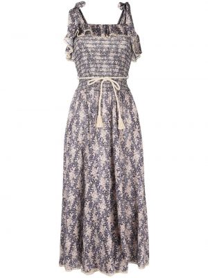 Robe mi-longue Zimmermann bleu