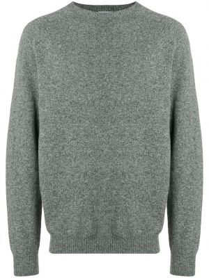 Sweat col rond col rond Sunspel gris
