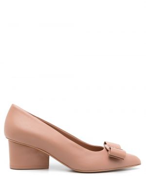 Pumps med rosetter Ferragamo rosa